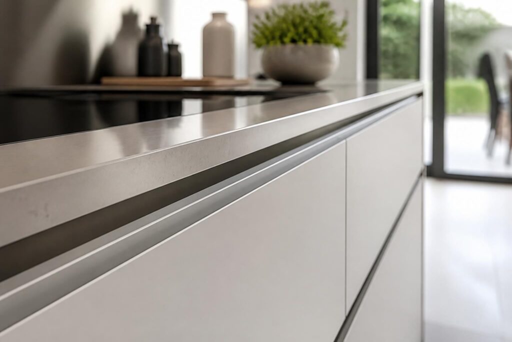 découvrez comment la pureté des lignes de votre cuisine est influencée par le choix des poignées profilées, alliant design épuré et fonctionnalité.