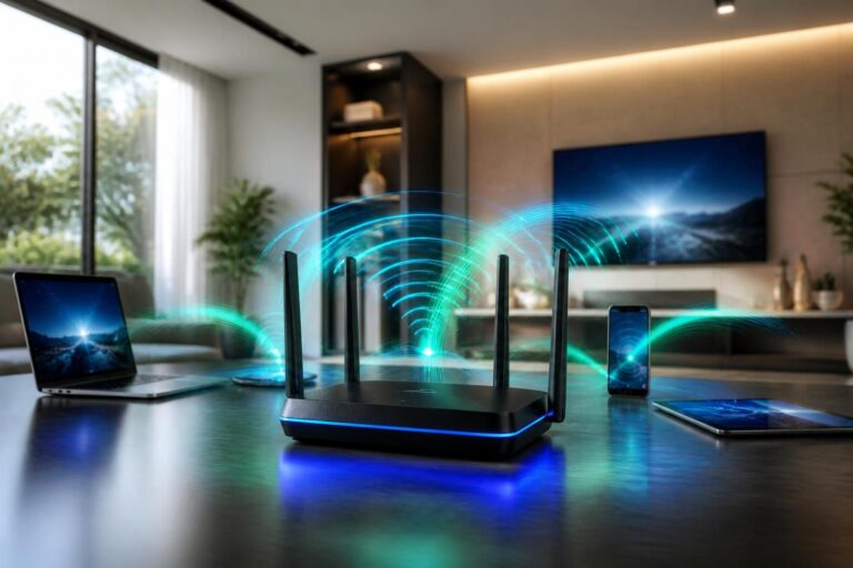 améliorez la stabilité et la performance de votre connexion internet grâce au routeur wi-fi 6, offrant une optimisation avancée pour une navigation fluide et sans interruption.
