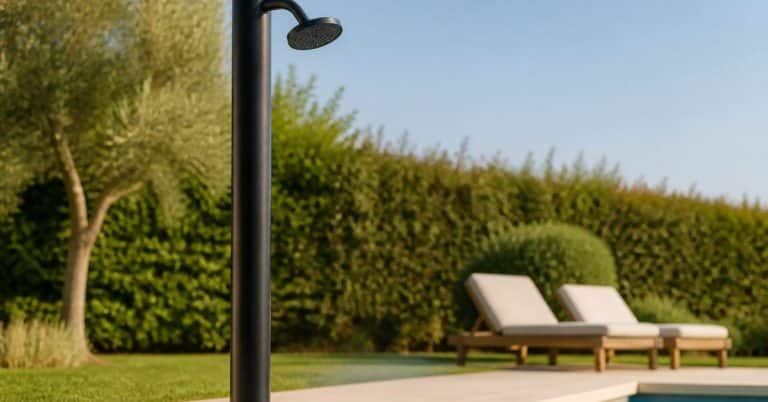 Douche solaire de piscine : 20, 40 ou 60 litres ?