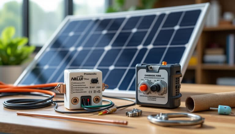 découvrez le rôle des fusibles, des coupe-circuits et de la mise à la terre pour sécuriser et protéger votre kit solaire.