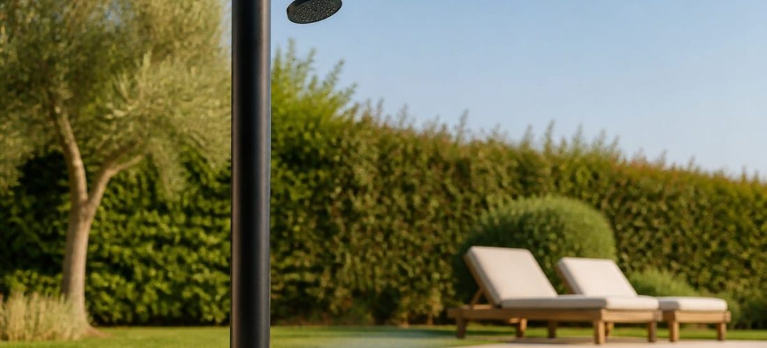 Douche solaire de piscine : 20, 40 ou 60 litres ?
