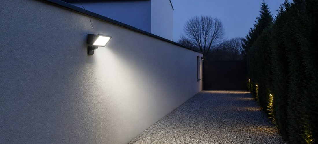Projecteur solaire a detecteur : bien regler portee et duree